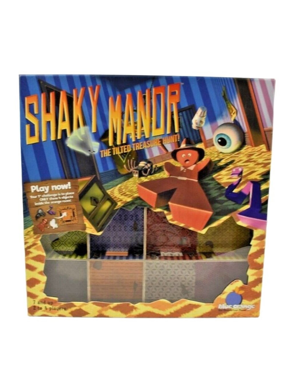 Blue Orange Games Shaky Manor Tilted Treasure Hunt Complete Game